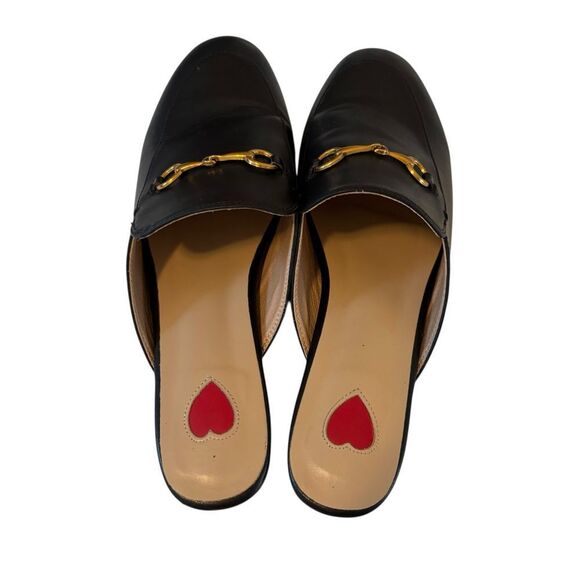 ARQA Black Leather Horsebit Mule Slip-On Loafers in Size 11.5 - Picture 4 of 7